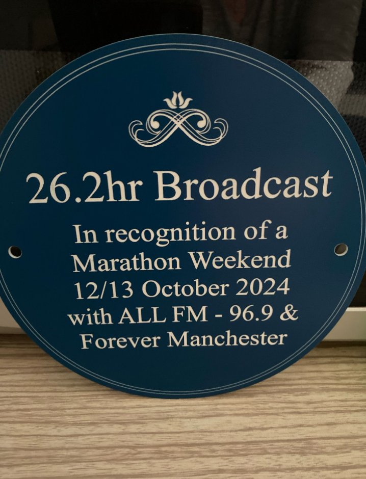 Ruth (@caramelcharmz) on Twitter photo So exciting <a href="/ALLFM/">ALL FM 96.9</a> has just been issued with a new plaque in celebration of our Radio Marathon Challenge 🎉 #ThursdayThoughts So exciting <a href="/ALLFM/">ALL FM 96.9</a> has just been issued with a new plaque in celebration of our Radio Marathon Challenge 🎉 #ThursdayThoughts