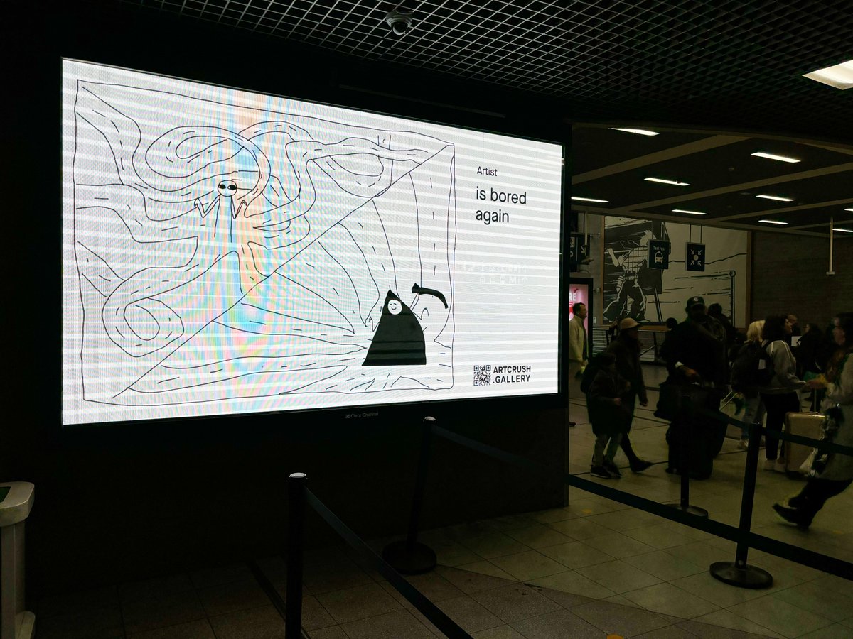 Eleni is bored again (@isboredagain) on Twitter photo STOKED!
5 of my artworks are lighting up 1.000 billboards across Belgium from October 29 to November 04, 2024 thanks to the awesome collab between <a href="/artcrushgallery/">Artcrush Gallery</a> and @clearchannelbel with #PlatformForArt. Huge thanks to <a href="/Arthemort/">Arthemort</a> for curating this ๐ค๐ค๐ค
On <a href="/foundation/">Foundation ๐</a> ๐ STOKED!
5 of my artworks are lighting up 1.000 billboards across Belgium from October 29 to November 04, 2024 thanks to the awesome collab between <a href="/artcrushgallery/">Artcrush Gallery</a> and @clearchannelbel with #PlatformForArt. Huge thanks to <a href="/Arthemort/">Arthemort</a> for curating this ๐ค๐ค๐ค
On <a href="/foundation/">Foundation ๐</a> ๐
