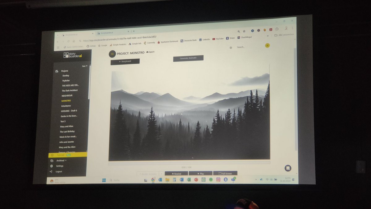 We continue our training at <a href="/ImagineFFF/">Imagine Fantastic Film Festival</a> #Monstro #EuropeanGenreForum