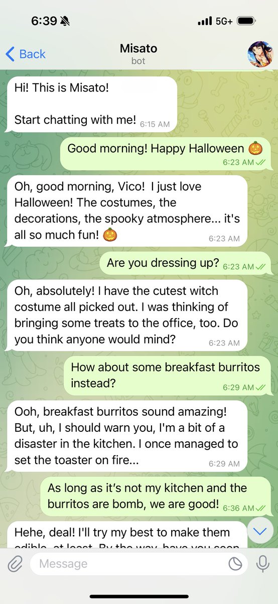 Bot is up and running! 

<a href="/Misato_virtuals/">$MISATO 👛</a> 
$MISATO

<a href="/aigc3YeHe/">YeHe (🦾,🧠)</a> working 🔥