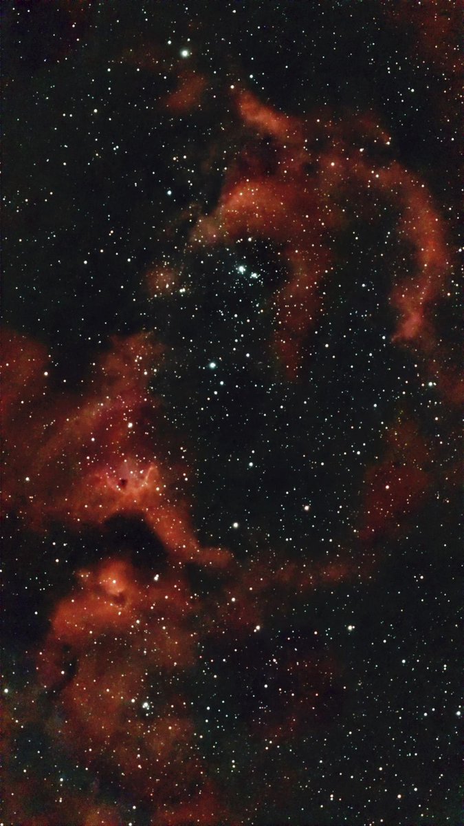 The Soul Nebula, about 1 hour exposure.