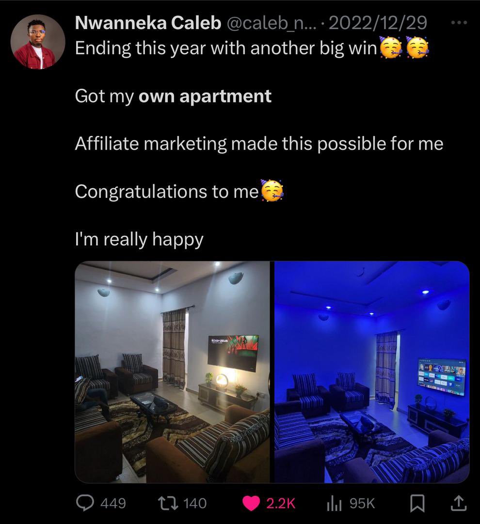 Dey play a brother just got his apartment through the business