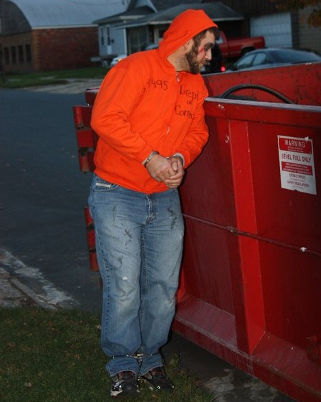 CapturedCamo's tweet photo. Costume Idea #2: Prisoner transport with an orange hoodie, handcuffs, and shackles. Bonus points to walk around town in full restraints #irlbondage #handcuff #handcuffs #handcuffed #handcuffing #cuff #cuffs #cuffed #cuffing #shackle #shackles #shackled #legiron #legirons https://t.co/8Jo2IIgfTu