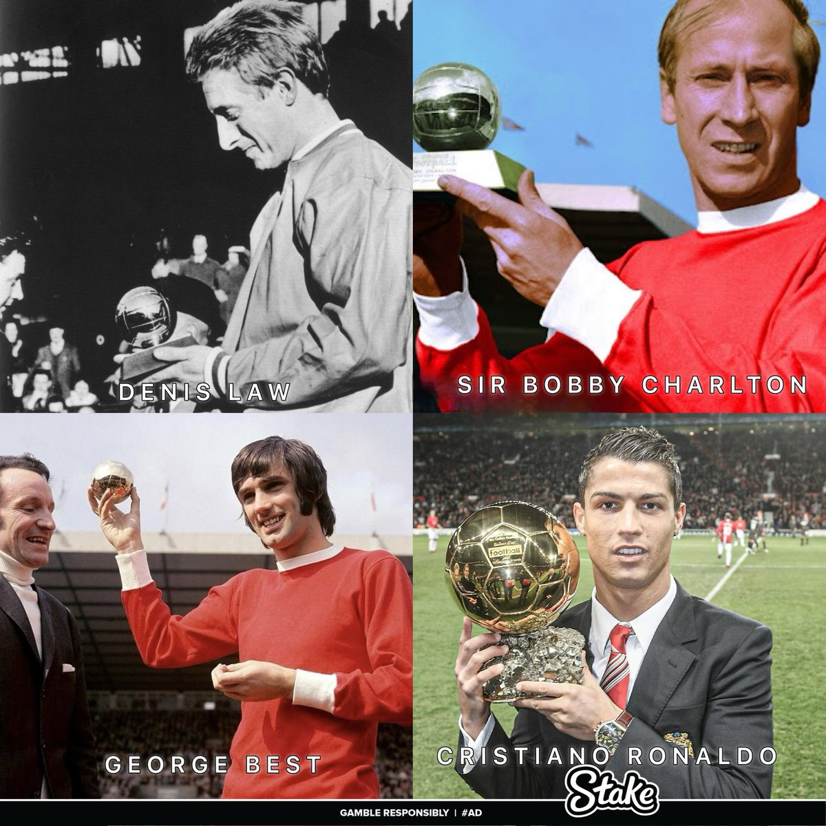 Reminder! Manchester United remains the only team in England to have produced 4 Ballon D’or winners.