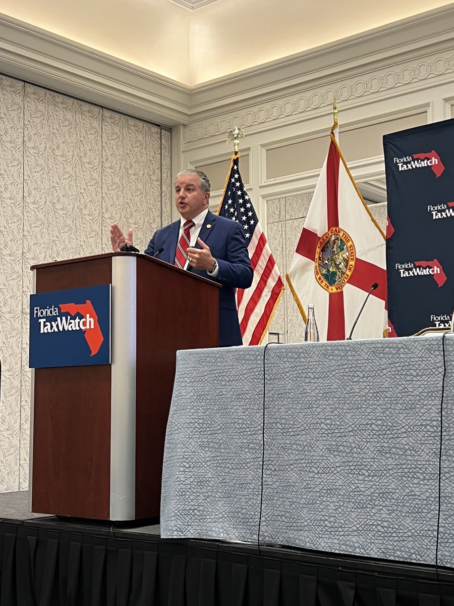 CFO <a href="/JimmyPatronis/">Jimmy Patronis</a> announced efforts to establish a Statewide Business Court at the <a href="/FloridaTaxWatch/">Florida TaxWatch</a> Annual Meeting #ftw45