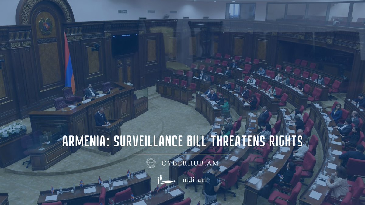 ⚠️ <a href="/hrw/">Human Rights Watch</a> also joined the criticism from the <a href="/mdiarmenia/">Media Diversity Institute - Armenia</a> and #CyberHUB against the amendments to the Law on Police aimed at monitoring citizens through cameras. Read HRW’s article here: cyberhub.am/en/blog/2024/1…