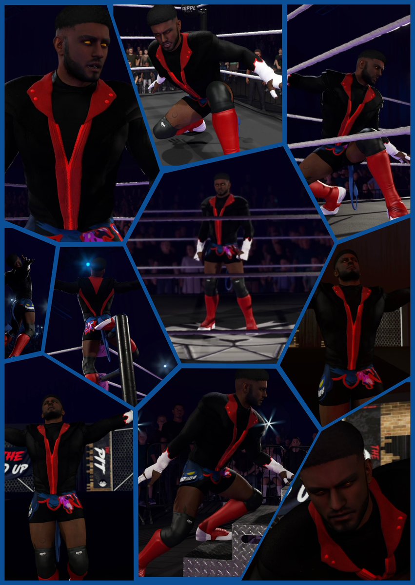 ELIjah_TM2K's tweet photo. For the final post of #PITober I give you the founder of the PIT, Elijah Knight😈 #WWE2K24 https://t.co/dt9m5doO3u