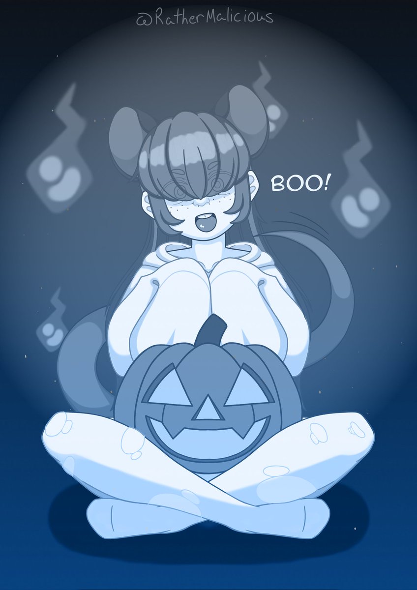 RatherMalicious's tweet photo. "Boo! Did I scare you?"

Cassie is ready for Halloween and is having fun as a ghost this year. Happy Halloween everyone! 🎃 https://t.co/GSsHBNKqRh