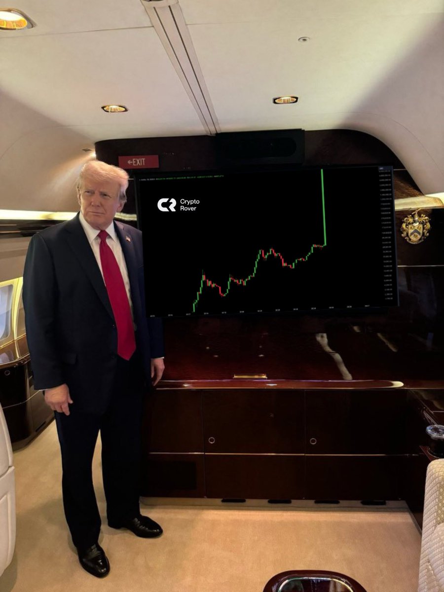 rovercrc's tweet image. If Trump wins the U.S. election...
He will pump #Bitcoin to $1,000,000!