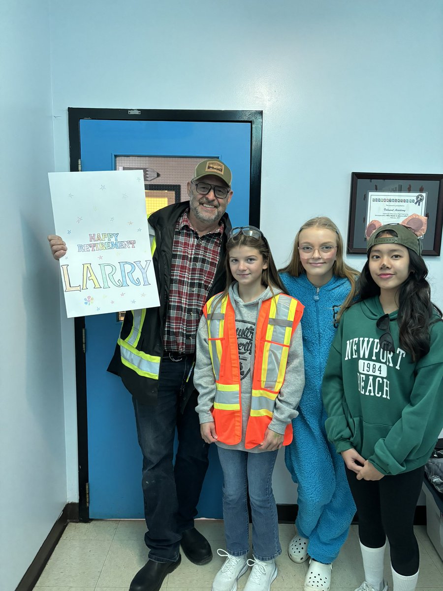 Happy Retirement Day to one of the very best maintenance men, Larry Wiseman. 
Valmont Academy appreciates you so much ❤️
<a href="/NLSchoolsCA/">NLSchools</a>