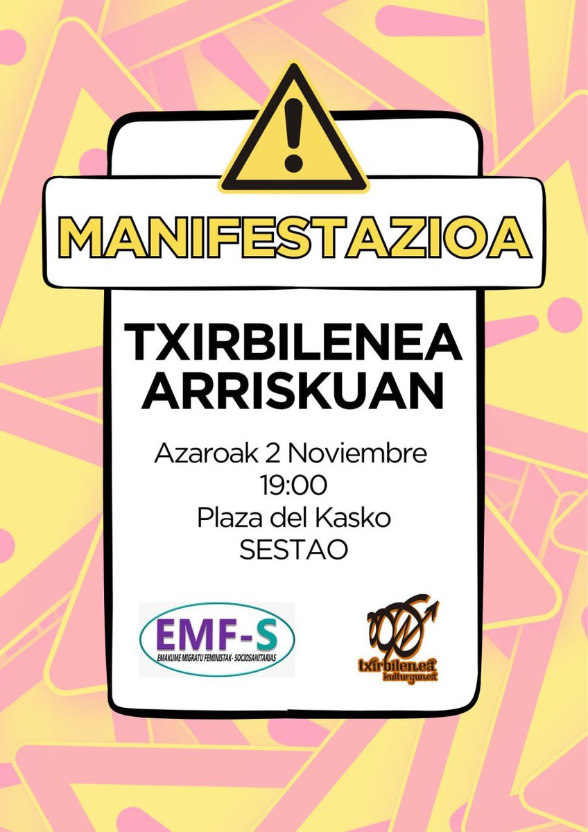 Txirbilenea Arriskuan!!!