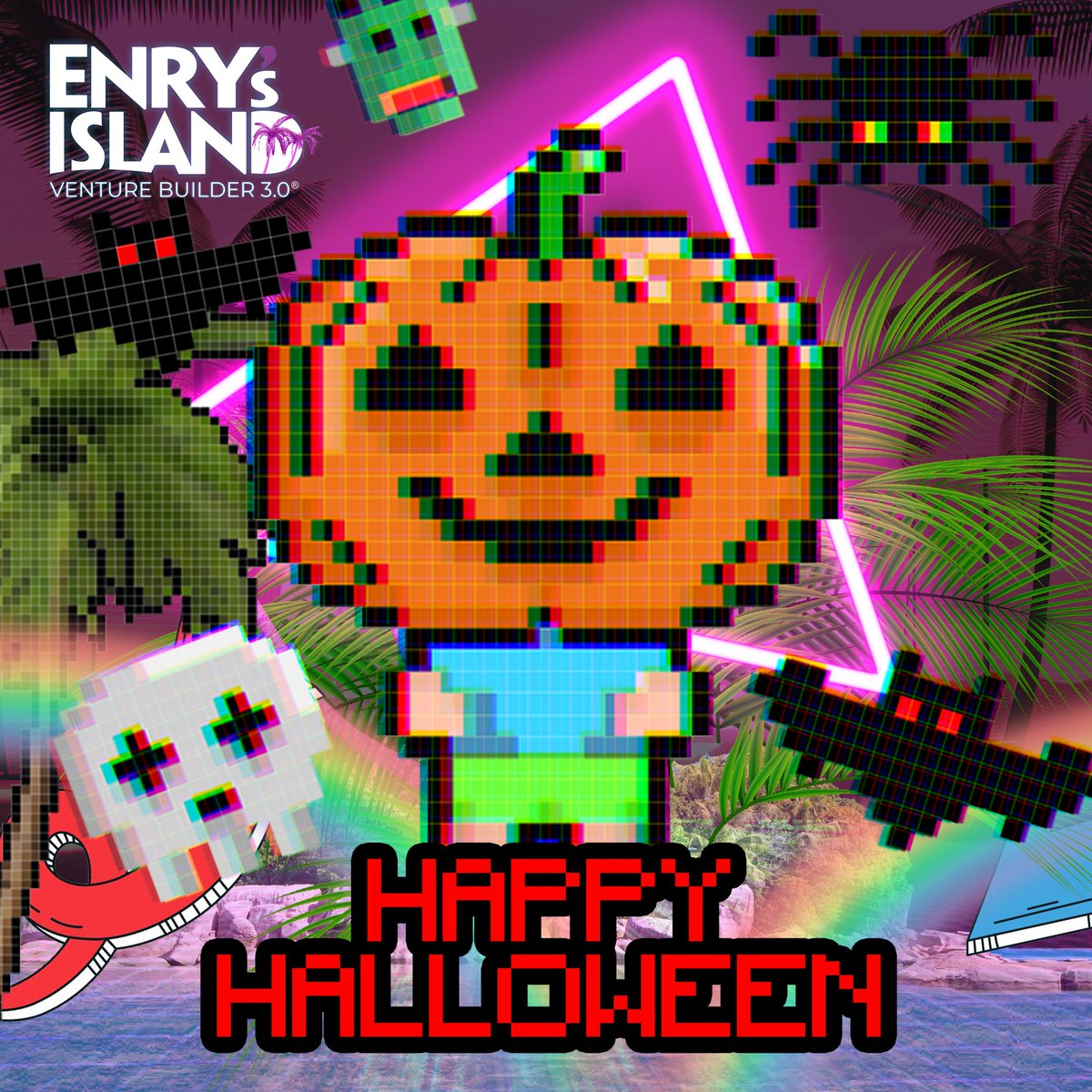 enrysisland's tweet photo. 🚀 “Where there is no imagination, there is no horror.” 👻 
🎃 Happy Halloween by Enry! 🎃

#Halloween #enrysisland #venturebuilder #startup https://t.co/r7laxfc97V