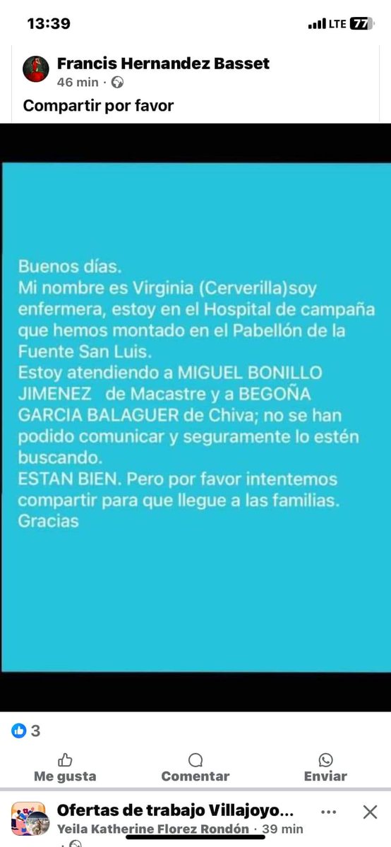 lizmart12's tweet photo. @dualcillo Lo han puesto en Facebook...
Solo comparto https://t.co/5URudyHeng