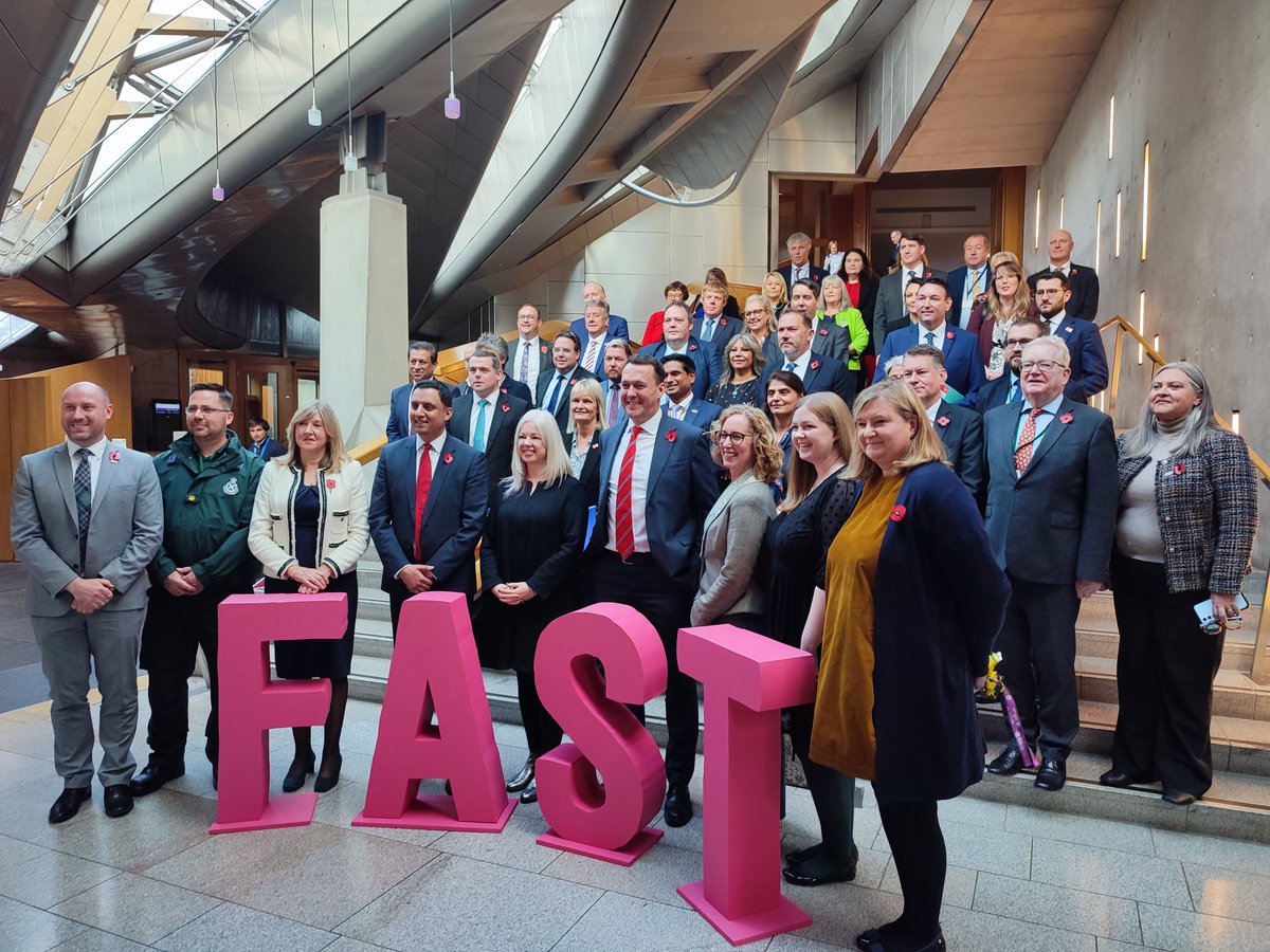 Graeme Dey (@graemedeymsp) on Twitter photo โ๏ธ Pleased to join colleagues in show of support for <a href="/CHSScotland/">Chest Heart & Stroke Scotland | also on bluesky</a>'s new FAST campaign.
๐ Developed with <a href="/Scotambservice/">Scottish Ambulance</a>, it aims to ensure we recognise the most common signs of a stroke - Face, Arms, Speech, Time - & take immediate action.
๐ Read more: chss.org.uk/news/chest-heaโฆ โ๏ธ Pleased to join colleagues in show of support for <a href="/CHSScotland/">Chest Heart & Stroke Scotland | also on bluesky</a>'s new FAST campaign.
๐ Developed with <a href="/Scotambservice/">Scottish Ambulance</a>, it aims to ensure we recognise the most common signs of a stroke - Face, Arms, Speech, Time - & take immediate action.
๐ Read more: chss.org.uk/news/chest-heaโฆ