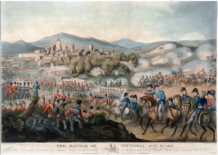 Napoleonbon22's tweet photo. A very painful photo from the battle of Vitoria  
#4esohistoryAD https://t.co/NV1U9dztAK