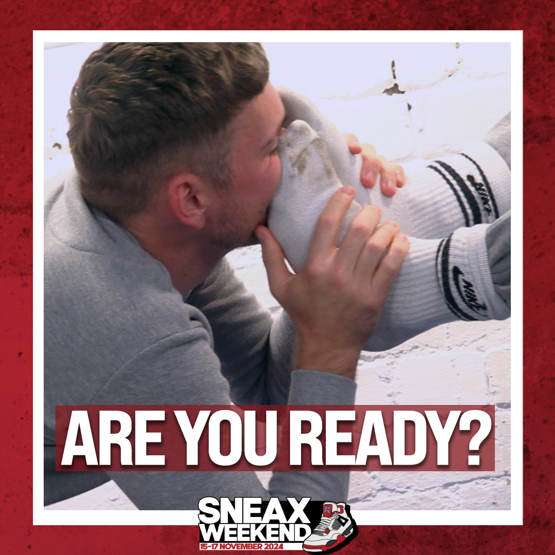 💥👟 ARE YOU READY? 🧦😍

🔥 SneaX Weekend is only days away! Are you ready? Calling all sneaker, socks and sportsgear guys! This weekend is for YOU! See you there! 🔥

ℹ️ Info at sneaxweekend.com
🎟️ Tickets at bit.ly/snxwknd24