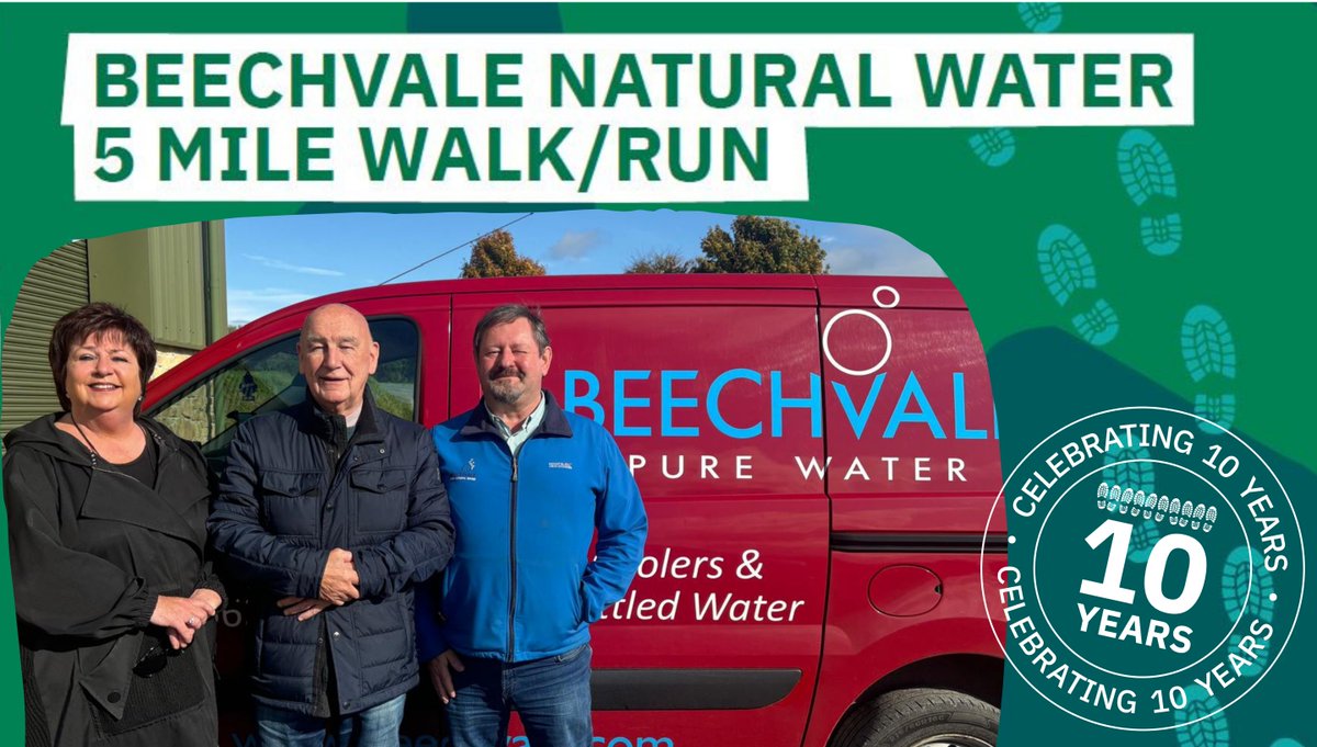 ConcernNI's tweet image. 🚶 Join us on our 10 year anniversary Beechvale Natural Water 5 mile walk to help vulnerable families break free from extreme poverty.
📅 Sunday 3 Nov at 10am
📍 Beechvale Natural Water Head Office, Cavanacross, Fermanagh