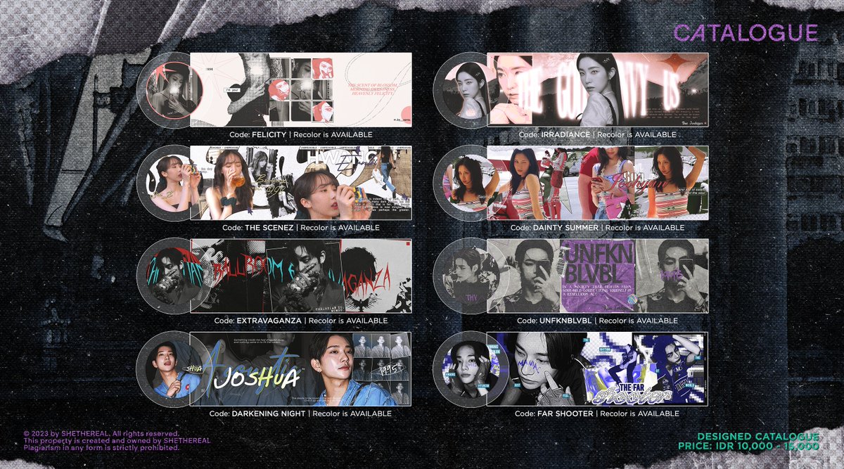 sherealest's tweet image. Mind to help repost? Thank you! 🛒⋆.˚

Seperti biasa, aku ✨OPEN DAILY✨ untuk layout by req dengan katalog di bawah ini ꒰lengkapnya bisa cek notion @ pinned!꒱. WH tertera di bio dan buat yang mau jajan atau tanya" dulu, bisa langsung mampir ke DM! 𓆩♡𓆪

#zonauang #zonajajan