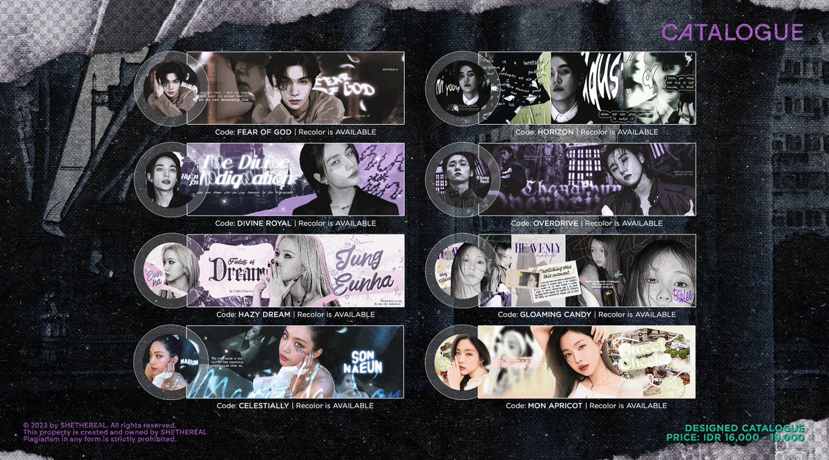 sherealest's tweet image. Mind to help repost? Thank you! 🛒⋆.˚

Seperti biasa, aku ✨OPEN DAILY✨ untuk layout by req dengan katalog di bawah ini ꒰lengkapnya bisa cek notion @ pinned!꒱. WH tertera di bio dan buat yang mau jajan atau tanya" dulu, bisa langsung mampir ke DM! 𓆩♡𓆪

#zonauang #zonajajan