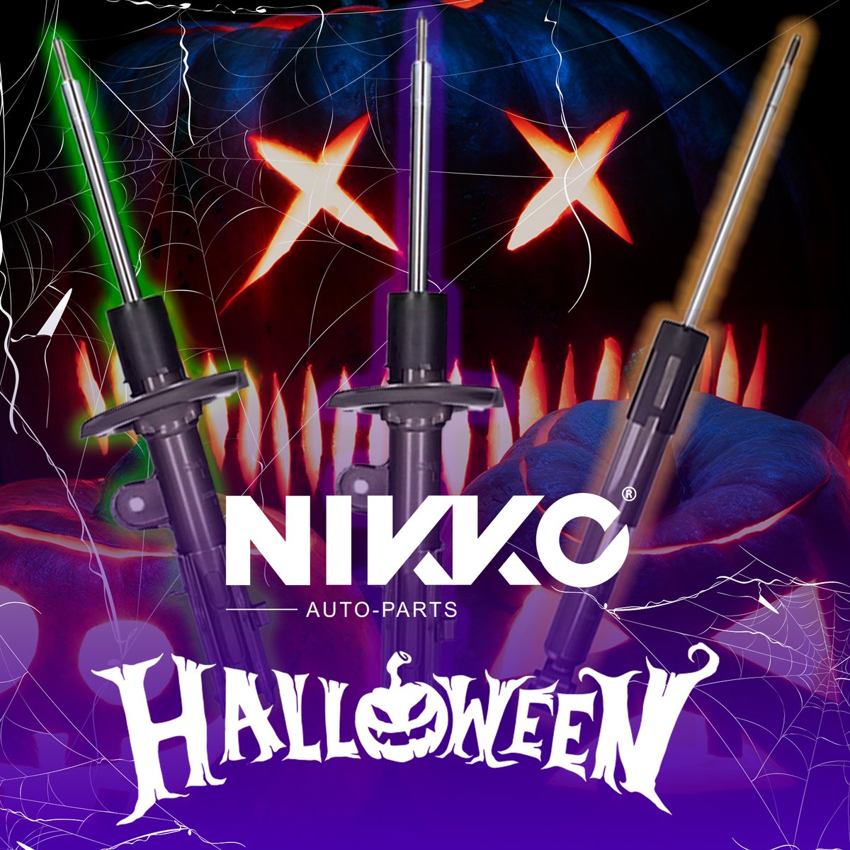 ¡Este Halloween, dale un toque espeluznante a tu auto! 🚗🕷️ Asegúrate de que tus amortiguadores estén listos. 
¡No dejes que un susto mecánico arruine tu noche! 
bit.ly/CatálogoAmorti…

#Halloween #Autopartes #Amortiguadores #NocheDeBrujas