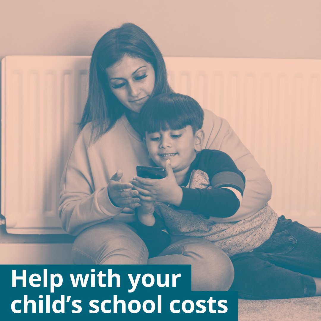 TorfaenCAT's tweet photo. There’s different kinds of support you can get for your child’s school costs.

Check if your child can get free school meals and see if your council can help you with the costs of uniforms and school activities.

Our online advice can help ⤵️
https://t.co/sD4Vpo40VN https://t.co/kxV6lu6KAK