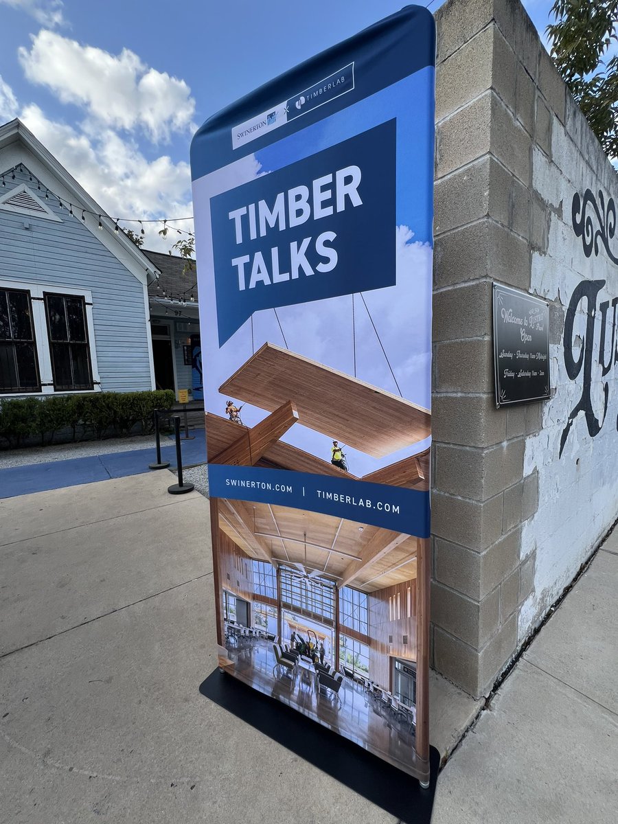 We had a great time learning more about mass timber at <a href="/swinerton/">Swinerton</a>’s Timber Talks event last night. <a href="/LustrePearl/">Lustre Pearl</a> was the perfect venue.