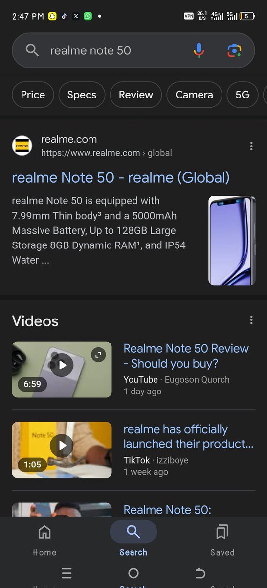 b_cube21's tweet image. Getting familiar with this brand☺
#realmeNote50