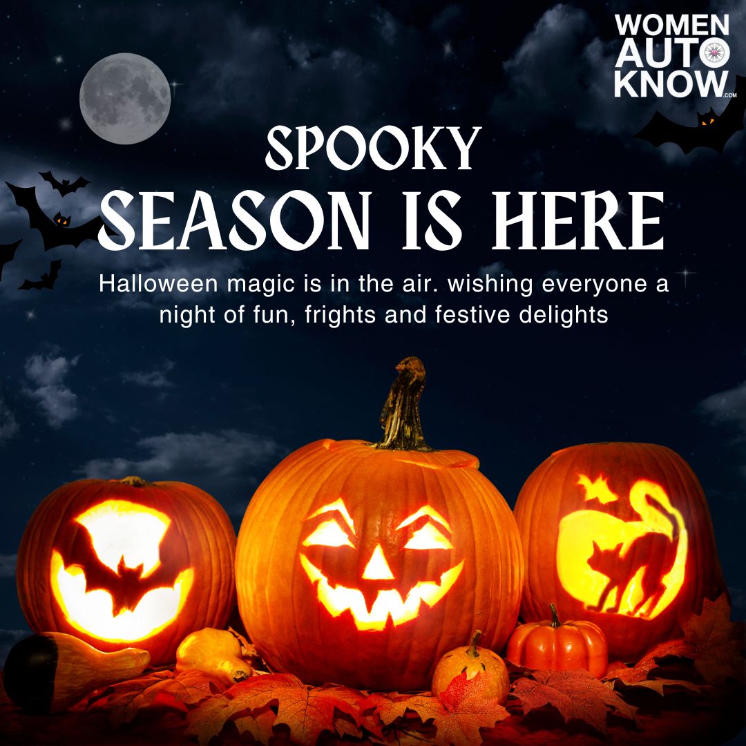 WomenAutoKnow's tweet photo. π» Happy Halloween! π May your night be spooky, sweet, and full of treats! Who's dressing up?
#Womenautoknow #Driversautoknow #HappyHalloween #SpookySeason https://t.co/mM78B4vaRa
