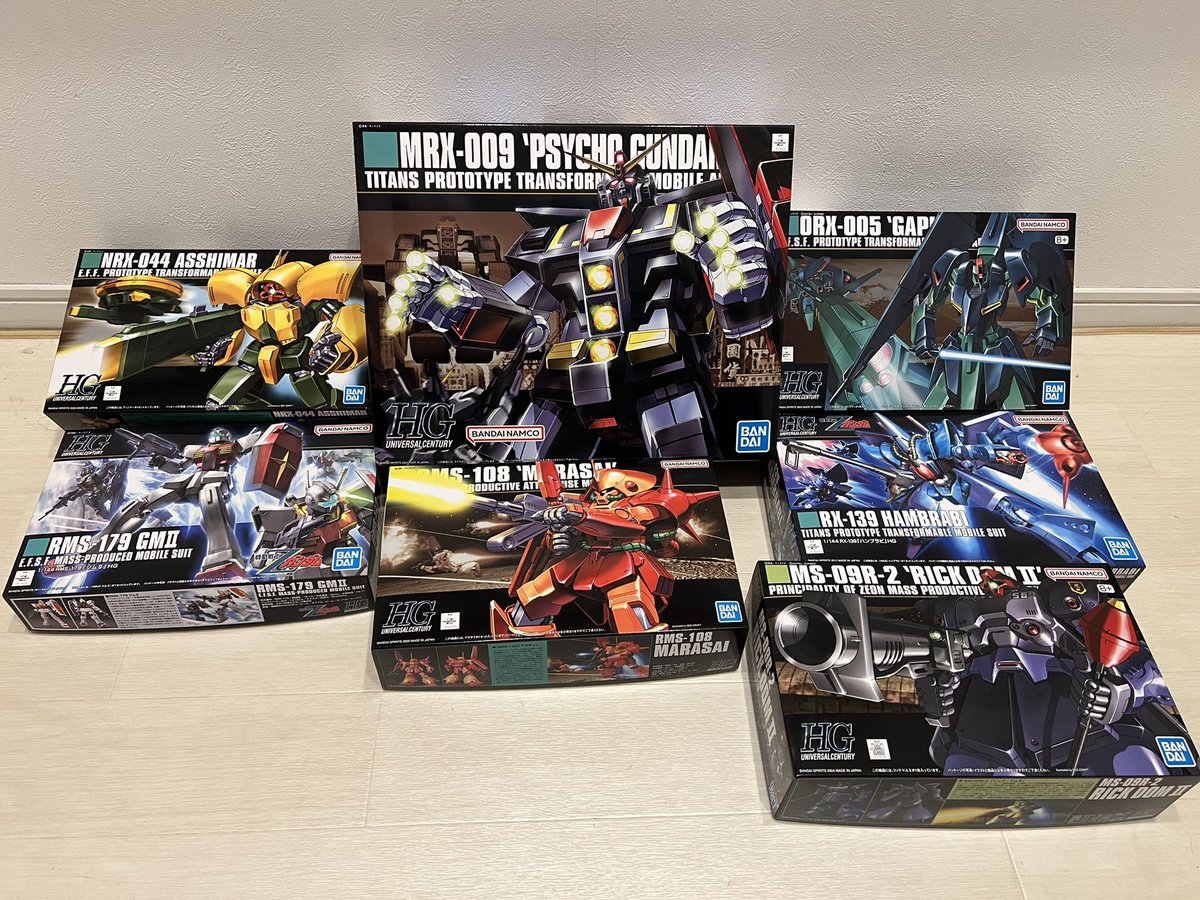 9knm2222's tweet photo. ガンプラ再販買えました🤣散財💦
Zガンダム最高です❗️ティターンズ勢や連邦軍揃ってきた🎉
#ガンプラ
#Zガンダム https://t.co/s8aFC9fVbg