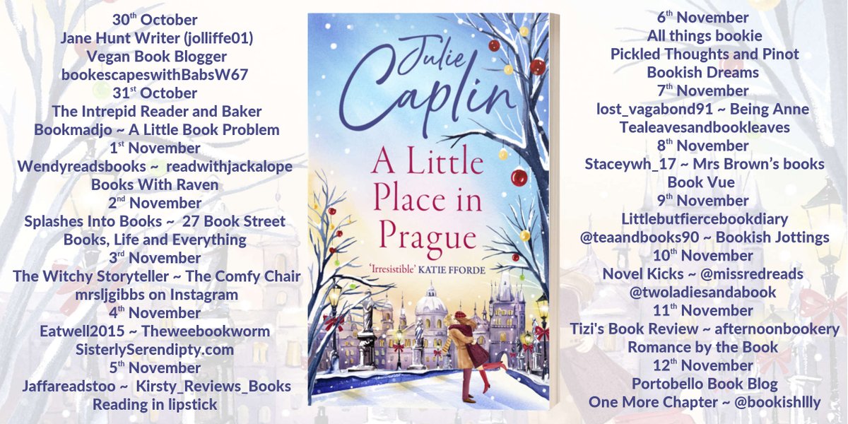 Rach RandomResources (@rararesources) on Twitter photo "this book is everything you could possibly wish for with bells on" says <a href="/book_problem/">Julie @ ALittleBookProblem 📚</a> about A Little Place In Prague by <a href="/JulieCaplin/">Julie Caplin</a> alittlebookproblem.co.uk/2024/10/31/blo… <a href="/0neMoreChapter_/">One More Chapter</a> "this book is everything you could possibly wish for with bells on" says <a href="/book_problem/">Julie @ ALittleBookProblem 📚</a> about A Little Place In Prague by <a href="/JulieCaplin/">Julie Caplin</a> alittlebookproblem.co.uk/2024/10/31/blo… <a href="/0neMoreChapter_/">One More Chapter</a>