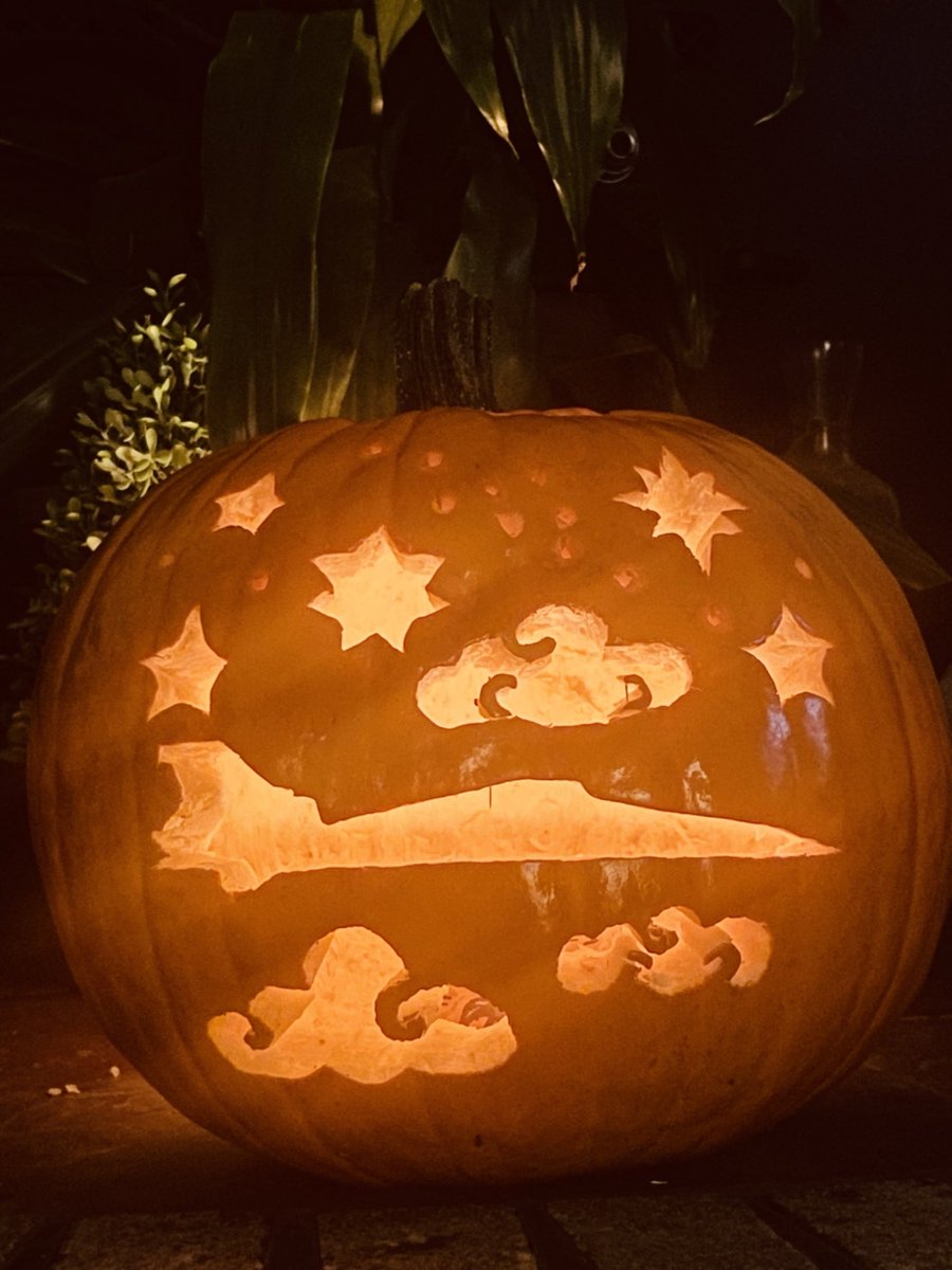NASAglenn's tweet photo. Happy #Halloween! 🎃✈️🚀 We've been enjoying seeing the #NASAPumpkin creations from across the agency. Which one is your favorite? https://t.co/FWZDSU8Dce