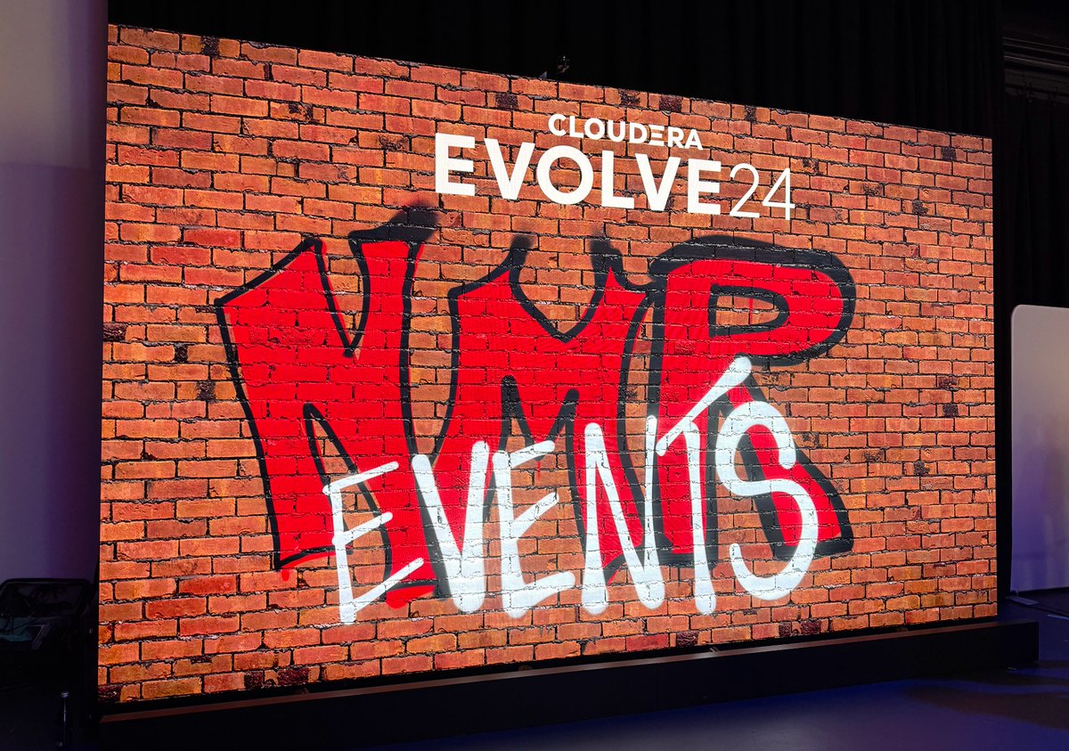 NMR_Events's tweet photo. Earlier this month, we had the pleasure of working on Cloudera’s Evolve 24 event at NYC’s iconic Pier 59 Studios! 📸 Check out some of these photos!

#nmrevents #cloudera #eventproduction #NYC #evolve24 #audiovisual #ledwall #pier59 #eventspecialists #eventtech https://t.co/g25K8vDoUJ