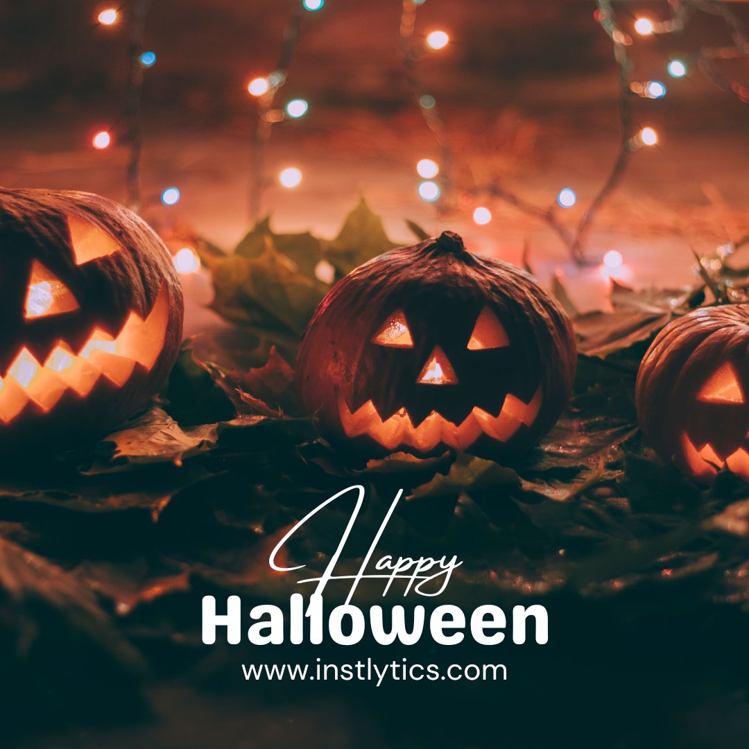 instlytics's tweet photo. 🎃 Happy Halloween from Instlytics! 👻 May your day be filled with spook-tacular fun, treats, and a dash of tech magic! Remember to stay safe while you enjoy the festivities. Share your Halloween moments with us! #HappyHalloween #Instlytics #SpooktacularTech https://t.co/l5SN88v5fs