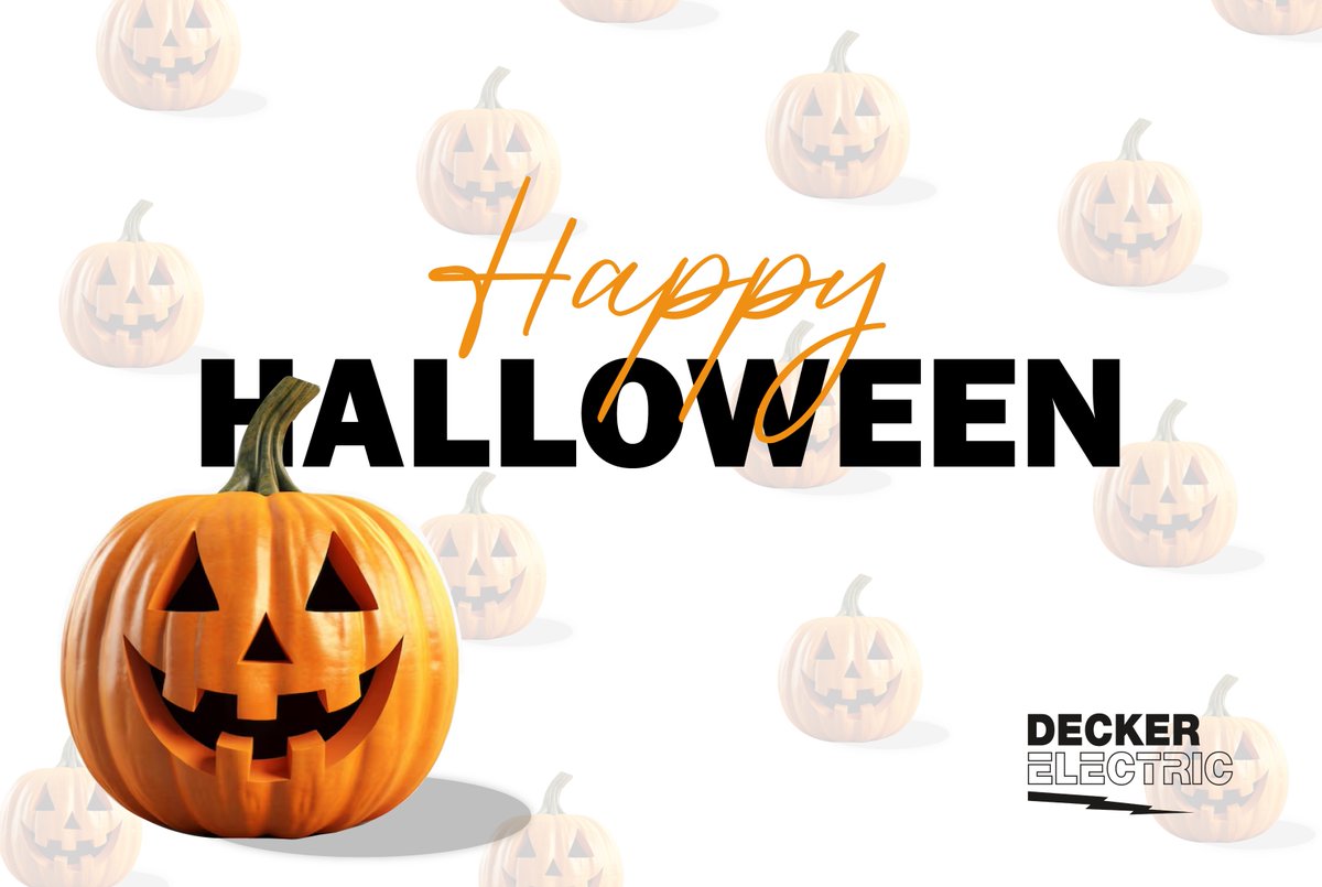 Happy Halloween from Decker Electric🎃⚡

#DeckerElectric #happyhalloween #spookyseason #electricalcontractor