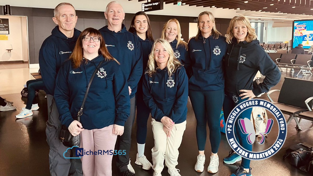 Some of team New York 2024 on our way!!🗽 #newyorkmarathon2024 <a href="/NicheRMS/">Niche Technology Inc.</a>