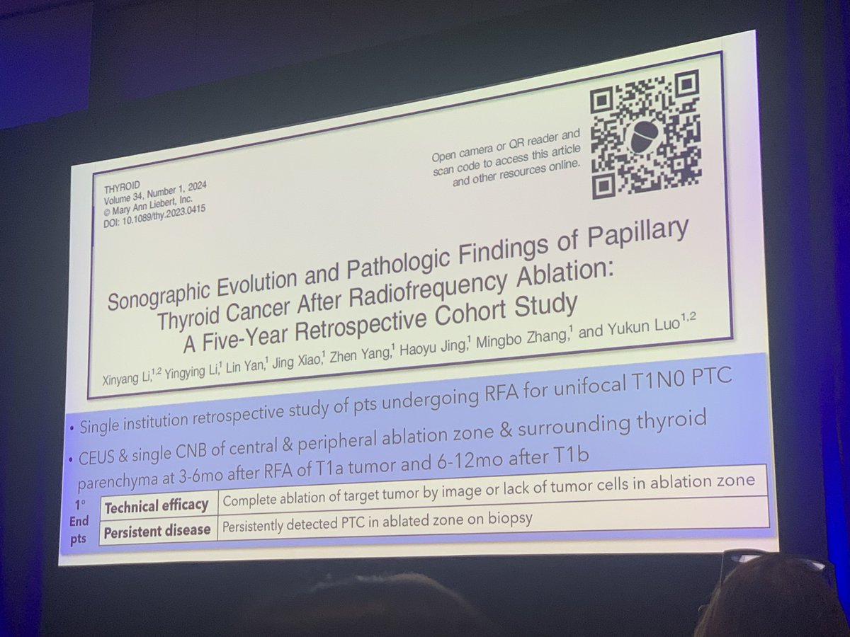 DrIramHussain's tweet photo. Year in #thyroidology surgical talks at @2024ATA focusing on #RFAThyroid!
Reviewed most of these in @clinicalthyroid earlier this year 🦋!
#InterventionalEndocrinologists
#NASOIE https://t.co/Iw3k6WGyeb