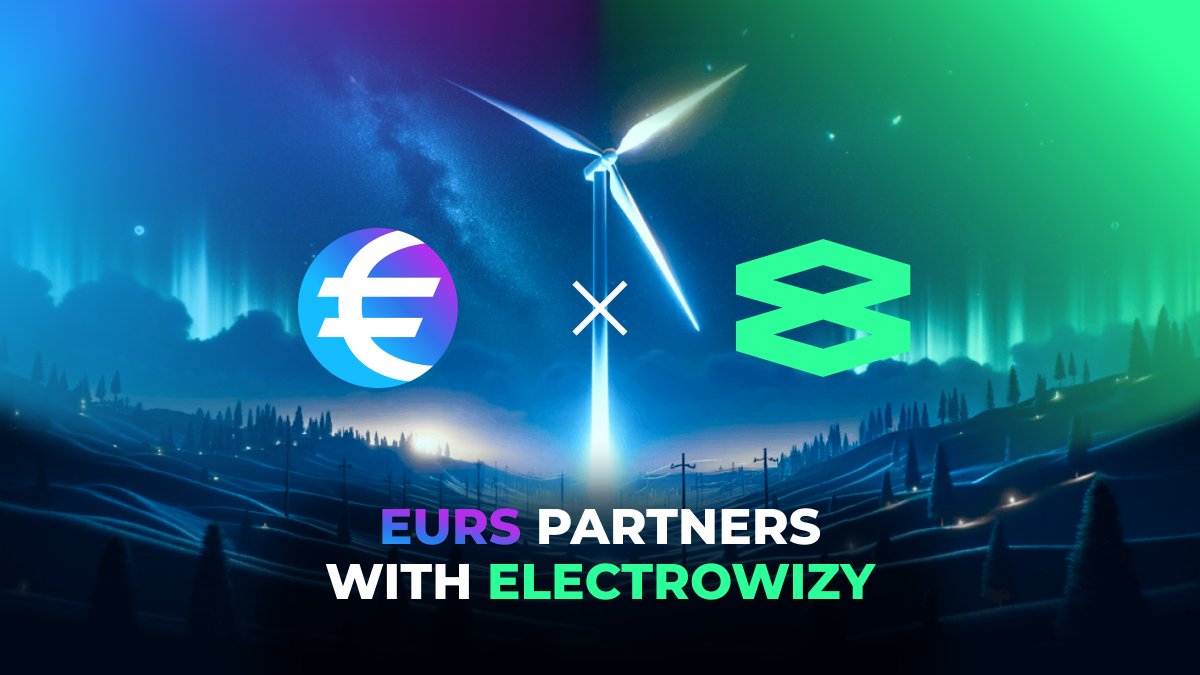 🚀 We are announcing <a href="/Electro_Wizy/">ElectroWizy⚡🔋☀️♻️</a> partnership with the top euro #stablecoin! 🎉 Starting tomorrow, ElectroWizy #DAO membership on the <a href="/circularityfi/">Circularity Finance</a> platform will be purchasable with $EURS! 💪

🌍 Electrowizy is a #Web3 GameFi ecosystem that uses gamification to lower the entry