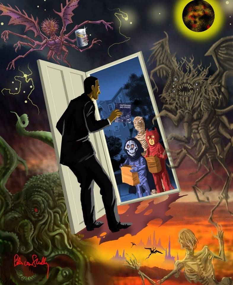 CosmicHorror637's tweet photo. Happy Halloween Everyone!! https://t.co/vPA5TgjyRU