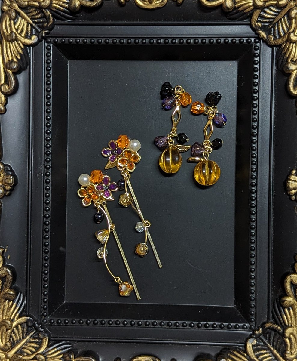 ituki_handmade's tweet photo. ハロウィンカラーのアクセサリー🎃

#ハンドメイドアクセサリー
#ハンドメイド https://t.co/uy56aaTHIZ