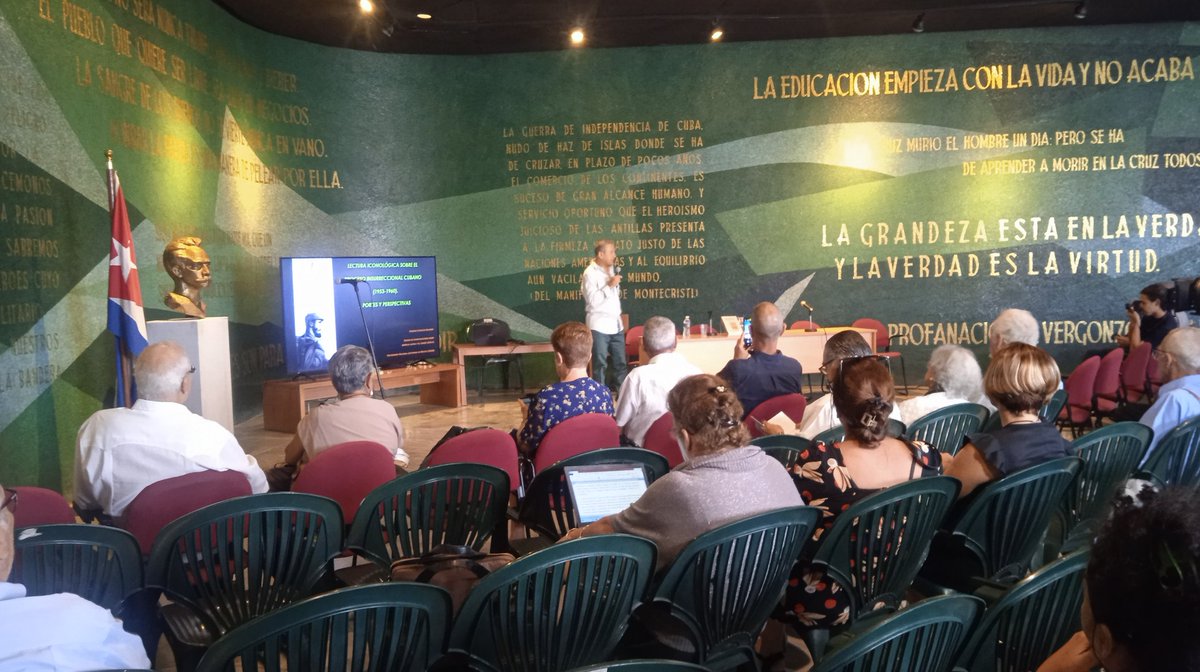 FidelACN_Cuba's tweet photo. #ACN reporta. El IV Simposio Internacional Revolución Cubana: génesis y desarrollo histórico concluye hoy, luego de tres días de sesiones en el Memorial #José Martí, con la participación de científicos sociales de 10 países.#Cubaysuhistoria. @ACN_Cuba https://t.co/acKmaBjtAR