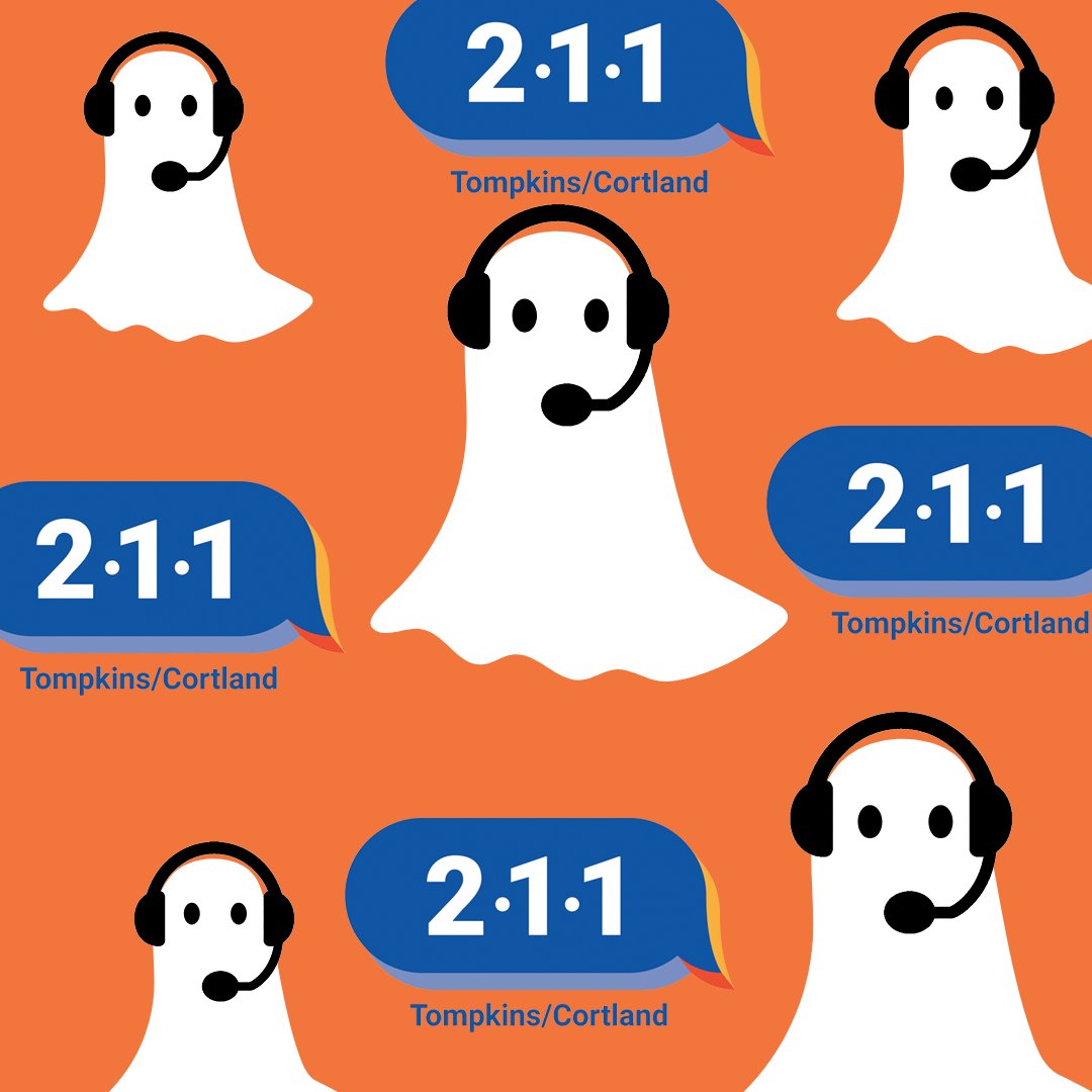 211Tomp_Cort's tweet photo. Happy Halloween from 2-1-1 Tompkins Cortland! https://t.co/LYx4EnGpuj