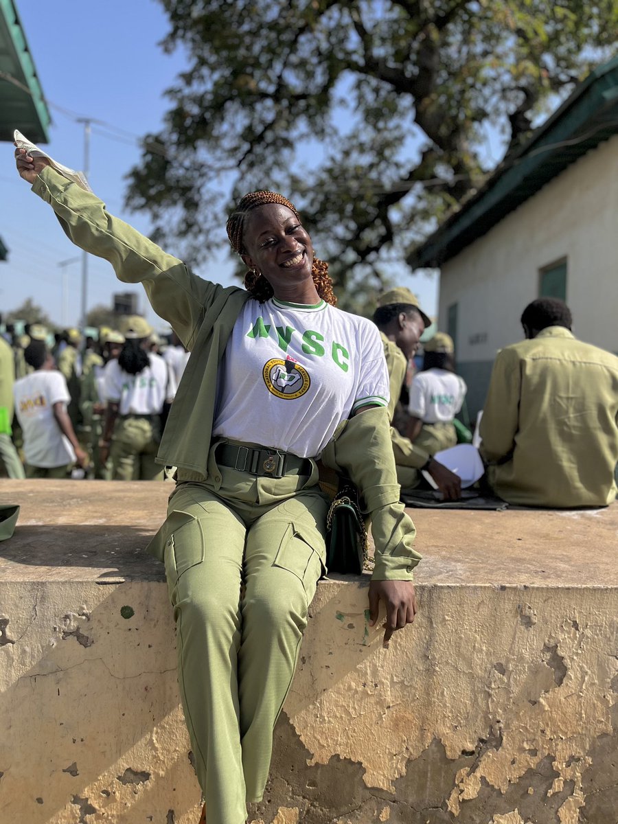 BimbzO's tweet photo. Nysc done✅. Thank you Jesus. 

#Abujakopa https://t.co/mPZwo4VeeI