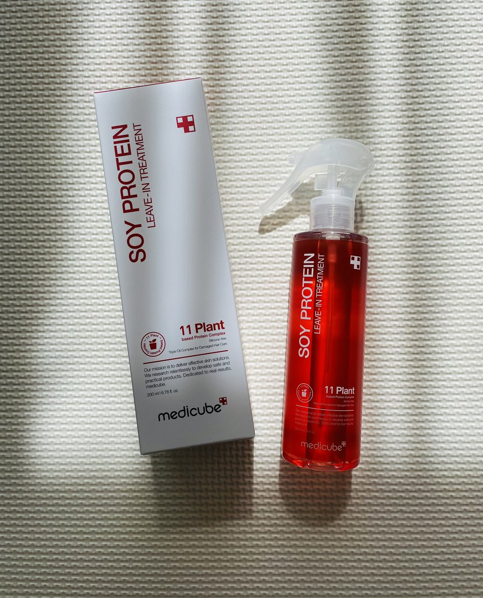 _____my11487's tweet photo. 去年からヘアケアに力を入れててお陰で褒めれる事が増えたんだけど毛先のパサつきは中々改善しなくて@medicubejp_mtk2 様から頂いた #ノーウォッシュトリートメント を使い始めてから調子がいい👌🏻自分の髪の毛！？って思うぐらいサラサラでずっと触っていたい🩷
#アウトバストリートメント #韓国コスメ https://t.co/Mox52dSHFb