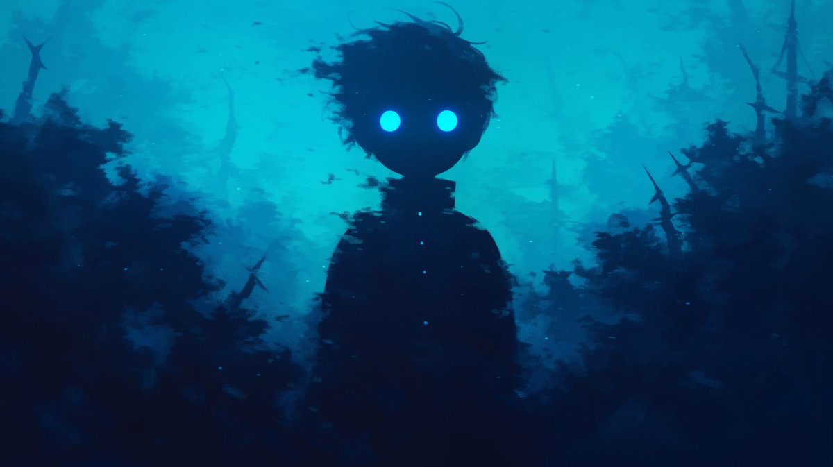 TransLingoX's tweet photo. 🟠 Exploring……

Just a shadow with glowing eyes, no big deal... unless you're afraid of the dark. #Midjourney https://t.co/RI2vB5cgeF