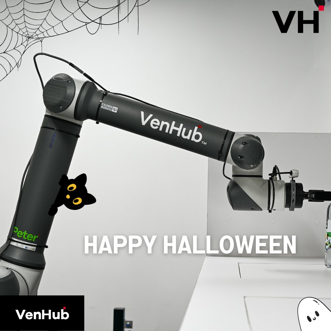Venhubai's tweet photo. Happy Halloween from VenHub! 🎃

May your day be as seamless as our automation! 👻
#HappyHalloween #VenHub https://t.co/cJZcWgvoUR