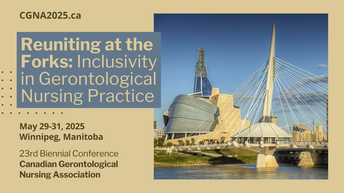 🎃 It's no trick, it's the 🎵Final Countdown🎵! Abstracts are due today for #CGNA2025: Reuniting at the Forks - Inclusivity in Gerontological Nursing Practice! Submit yours here: cgna2025.ca/call-for-abstr…