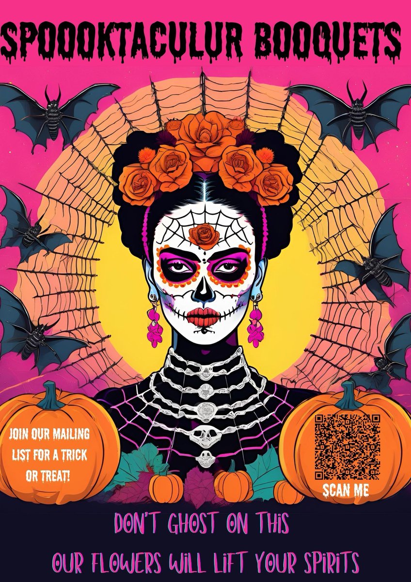 🎃 Happy Halloween! 🎃 Last chance! Sign up &amp; get £10 OFF your next order! Offer ends 30th Nov 2024! 👻
#LiverpoolFlorist #HalloweenOffer #FloristDeals buff.ly/3Z7SqIJ