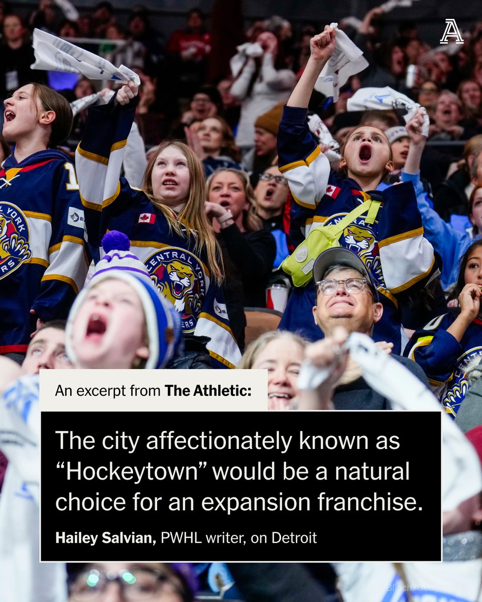 TheAthleticNHL's tweet image. The Professional Women’s Hockey League is officially preparing for expansion.
So which cities could be in contention to receive new teams?
✍️ @hailey_salvian
nytimes.com/athletic/58866…