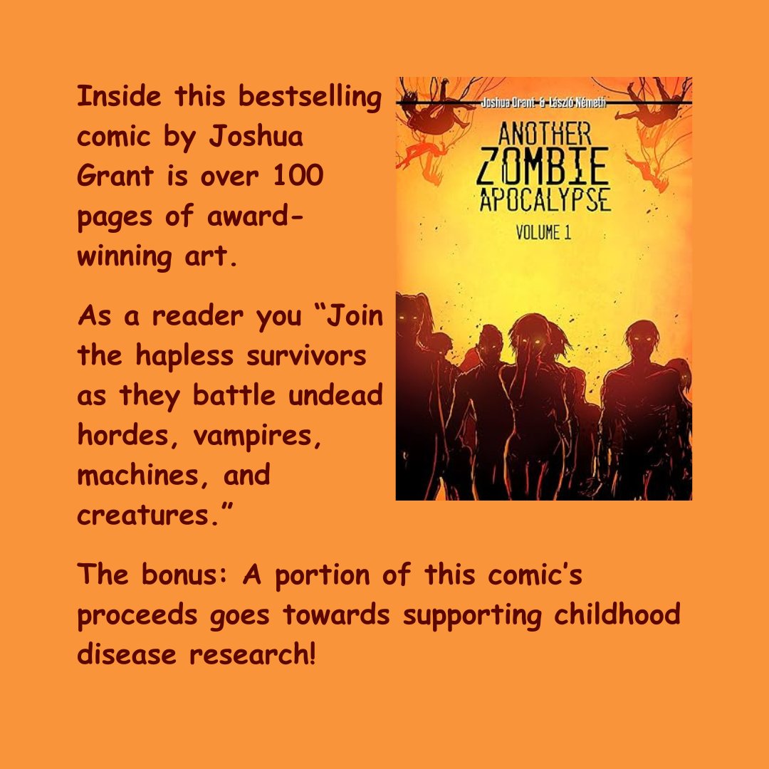 CSWCLynn's tweet image. If you enjoy Zombie Comics, then check out Joshua Grant&apos;s &quot;Another Zombie Apocalypse&quot; on Kindle Unlimited or you can &apos;take a bite out of&apos; a discounted copy now through Nov 7, 2024 - amazon.com/Another-Zombie… - #comics #Discounts #Zombies