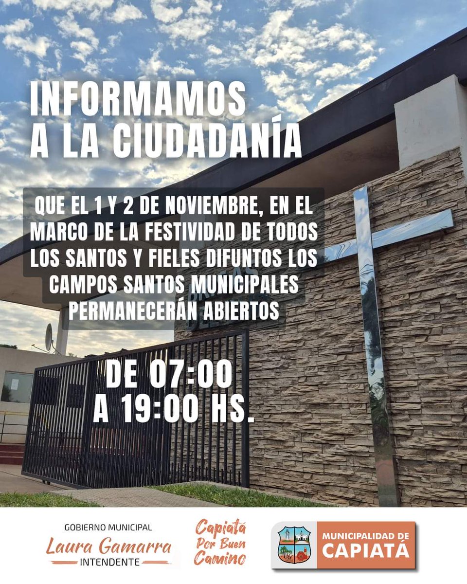 ⏱️ Informamos a la ciudadania. 

#𝐂𝐚𝐩𝐢𝐚𝐭𝐚́𝐏𝐨𝐫𝐁𝐮𝐞𝐧𝐂𝐚𝐦𝐢𝐧𝐨 
#𝐋𝐚𝐮𝐫𝐚𝐆𝐚𝐦𝐚𝐫𝐫𝐚𝐈𝐧𝐭𝐞𝐧𝐝𝐞𝐧𝐭𝐞